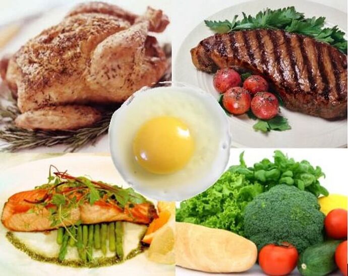 Jedlá zahrnuté v 14-dňovom jedálnom lístku proteínovej diéty na chudnutie
